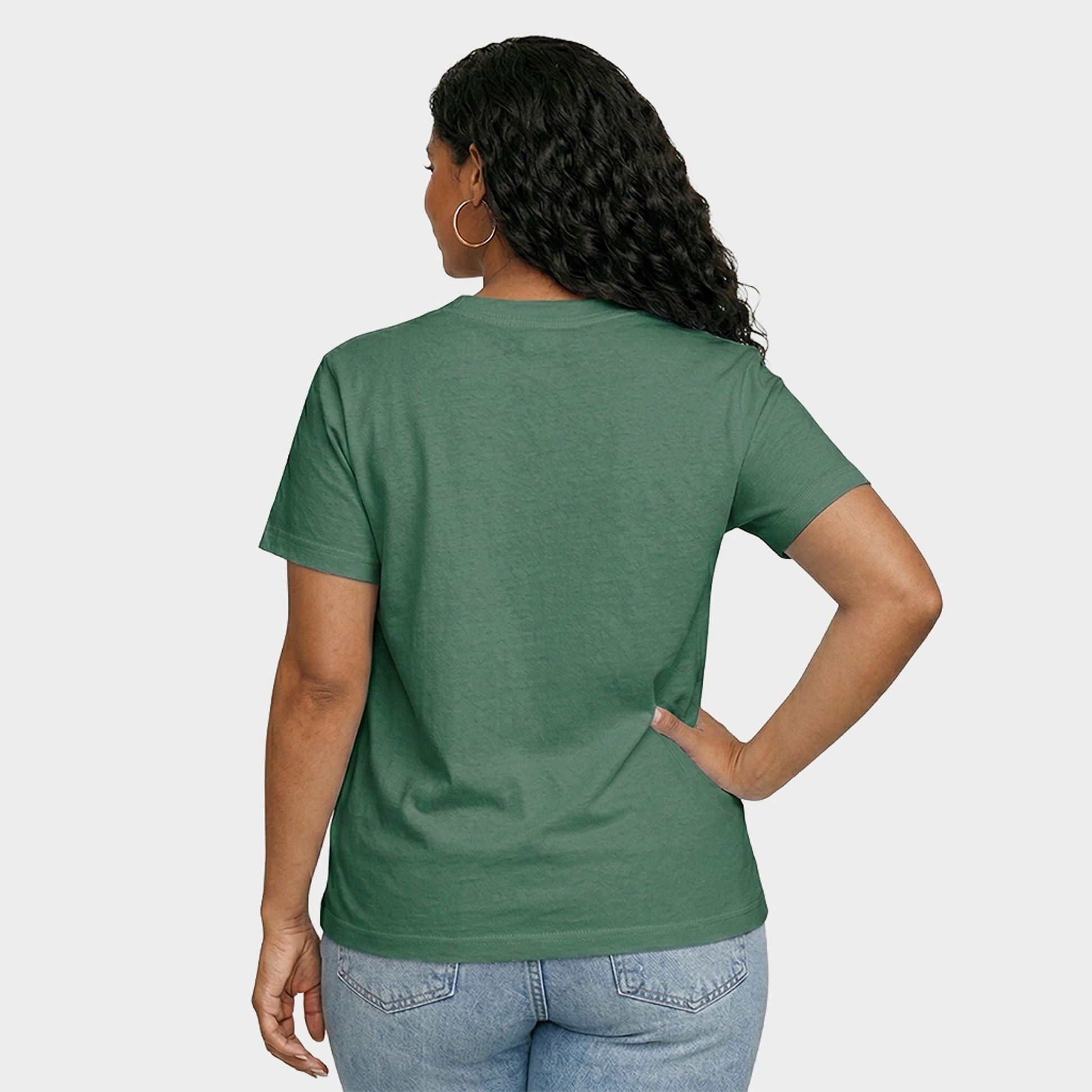 Pumpkin Season Pattern Stars - Women's Relaxed Boxy Tee