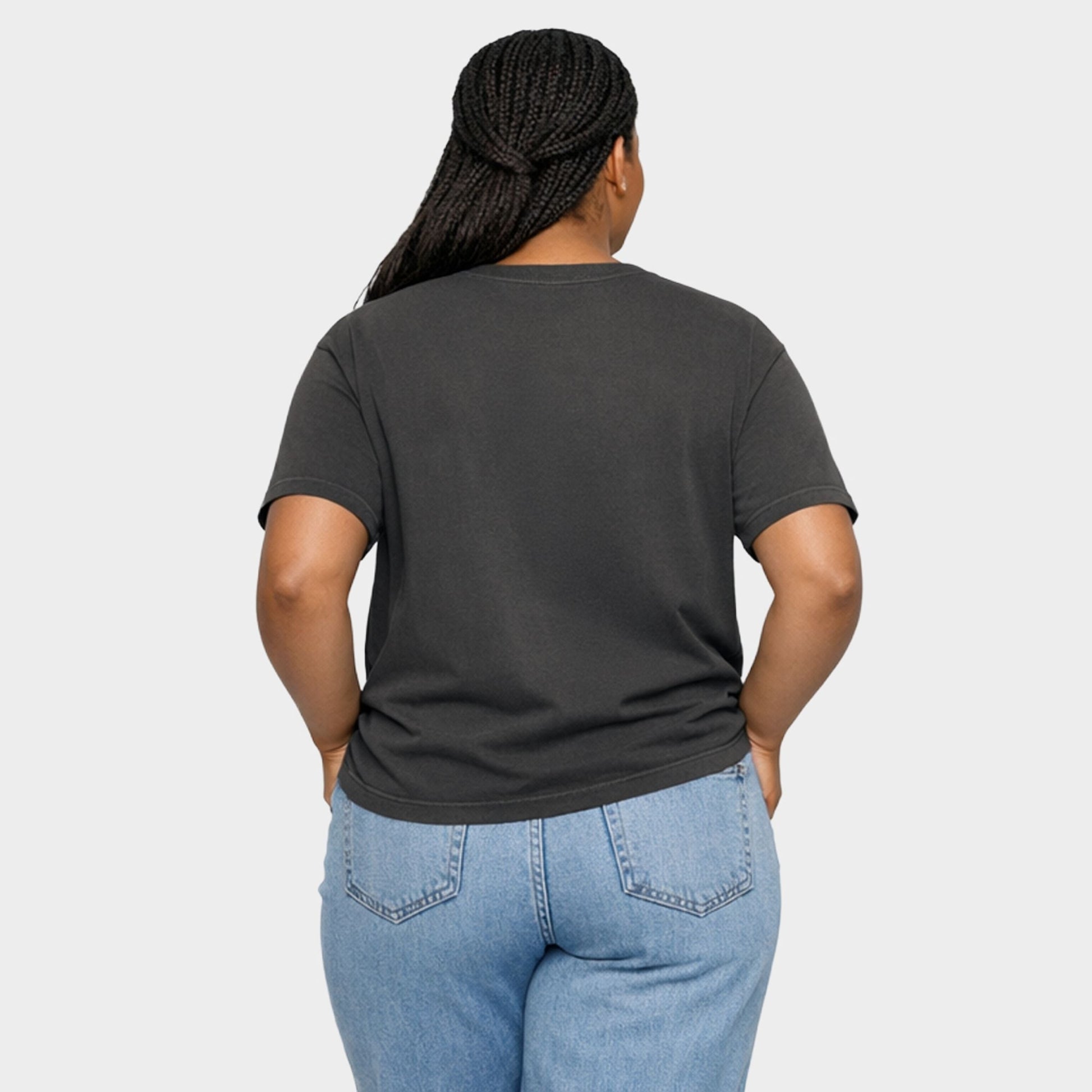 Oh My Gourdness Distressed - Women's Plus Sized Garment Dyed Graphic T-Shirt