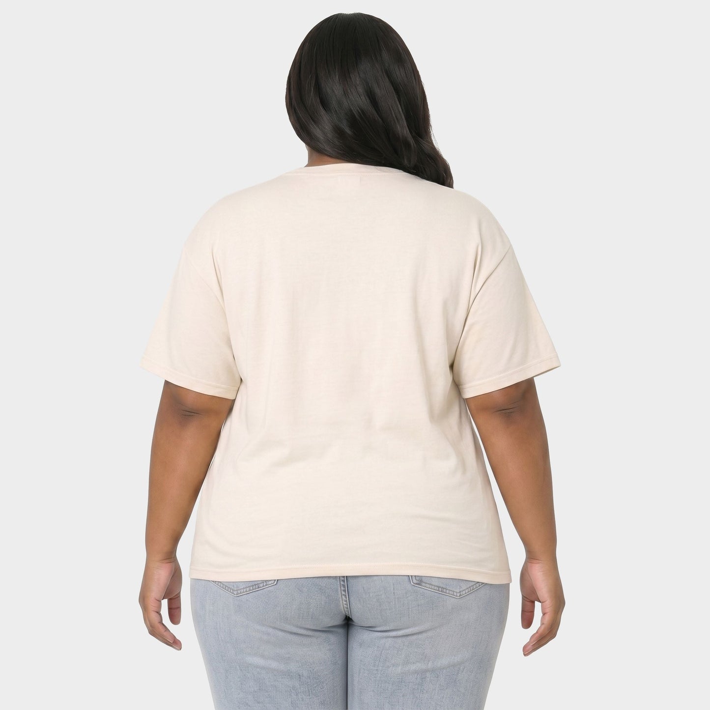 Oh My Gourdness Distressed - Women's Plus Sized Garment Dyed Graphic T-Shirt