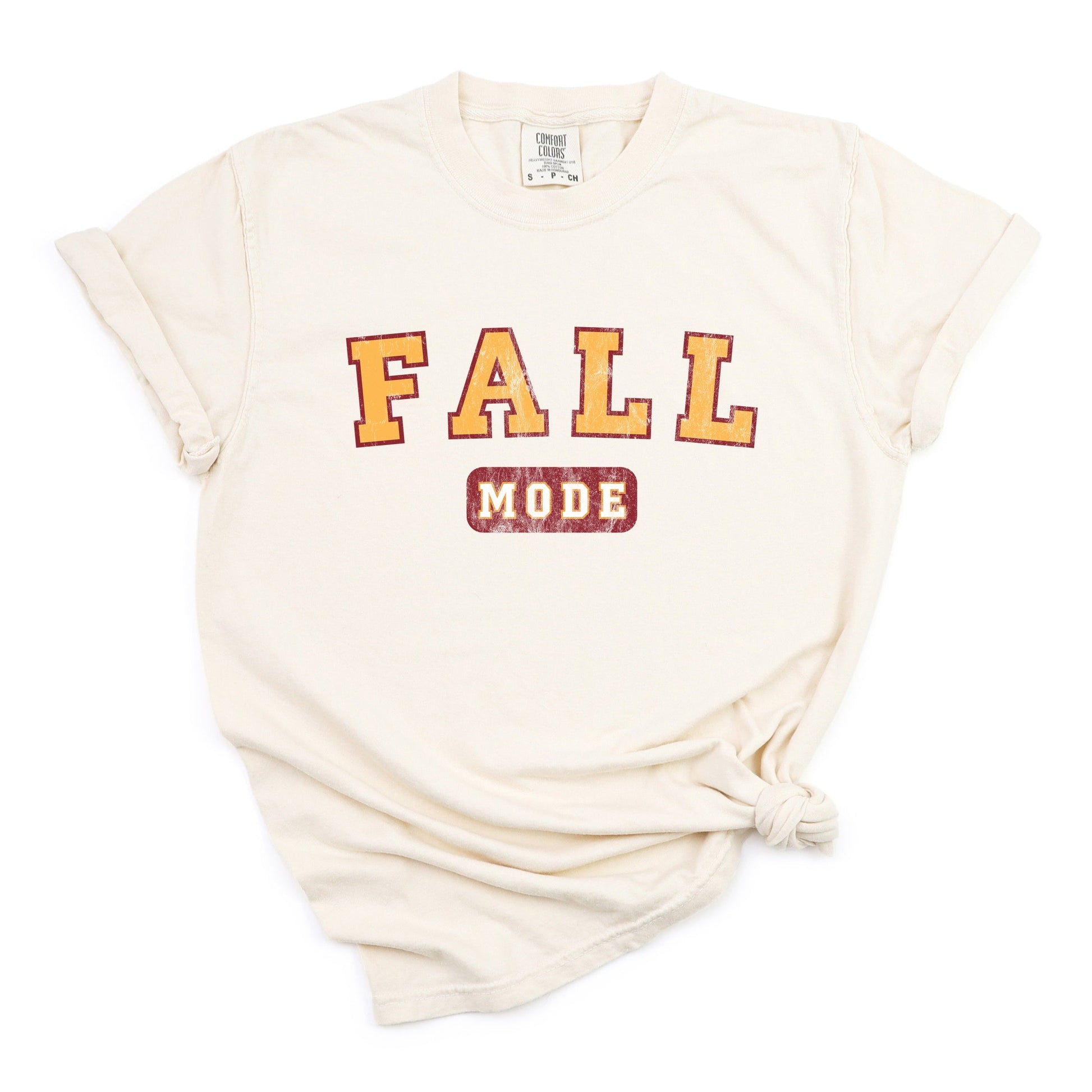 Fall Mode - Women's Garment Dyed Graphic T-Shirt