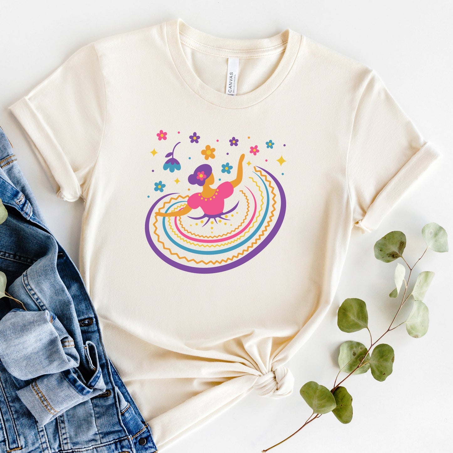 Hispanic Dress - Short Sleeve Tee