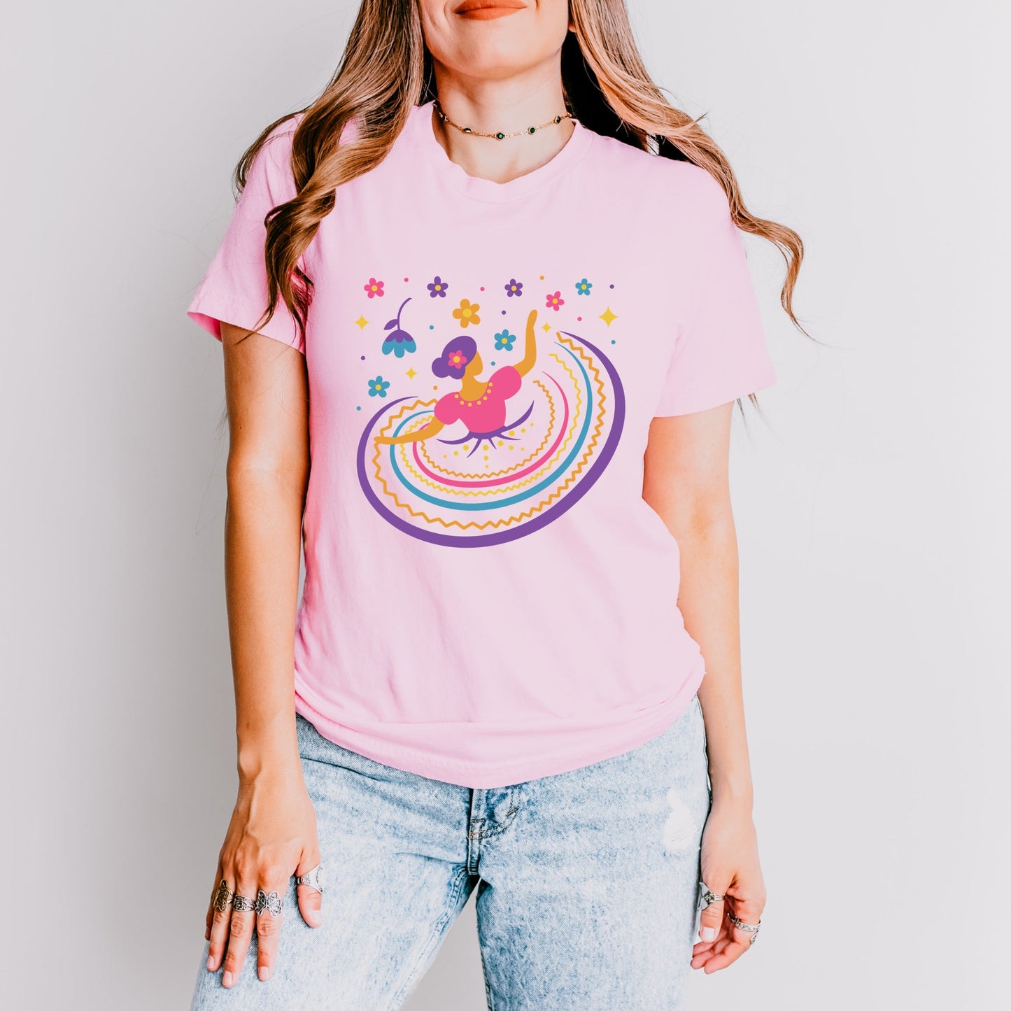Hispanic Dress - Short Sleeve Tee