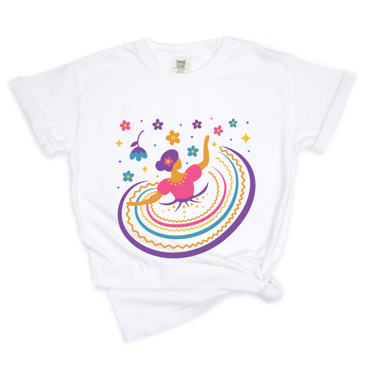 Hispanic Dress - Garment Dyed Tee
