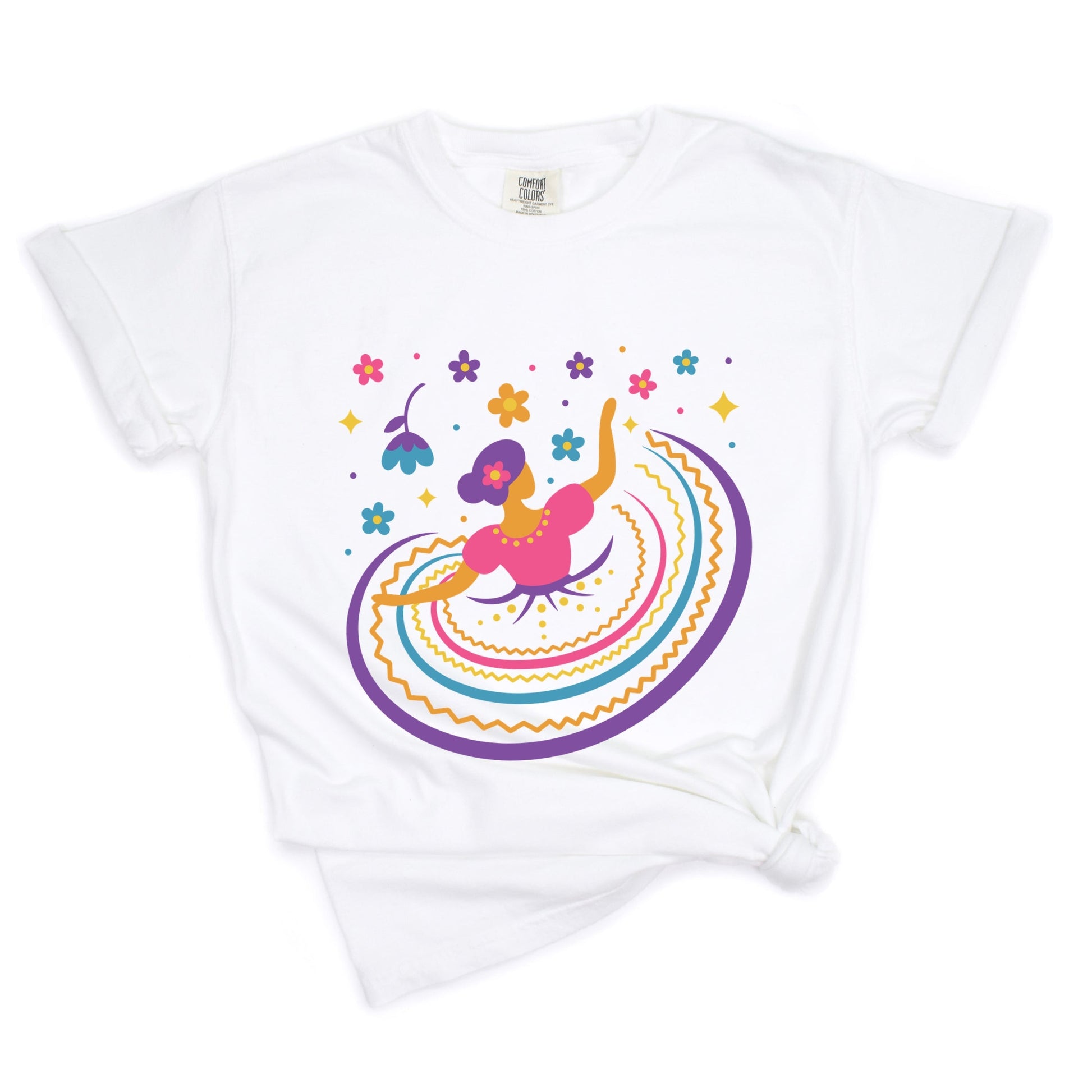 Hispanic Dress - Garment Dyed Tee