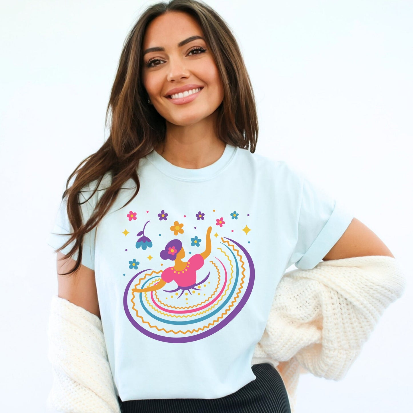 Hispanic Dress - Garment Dyed Tee