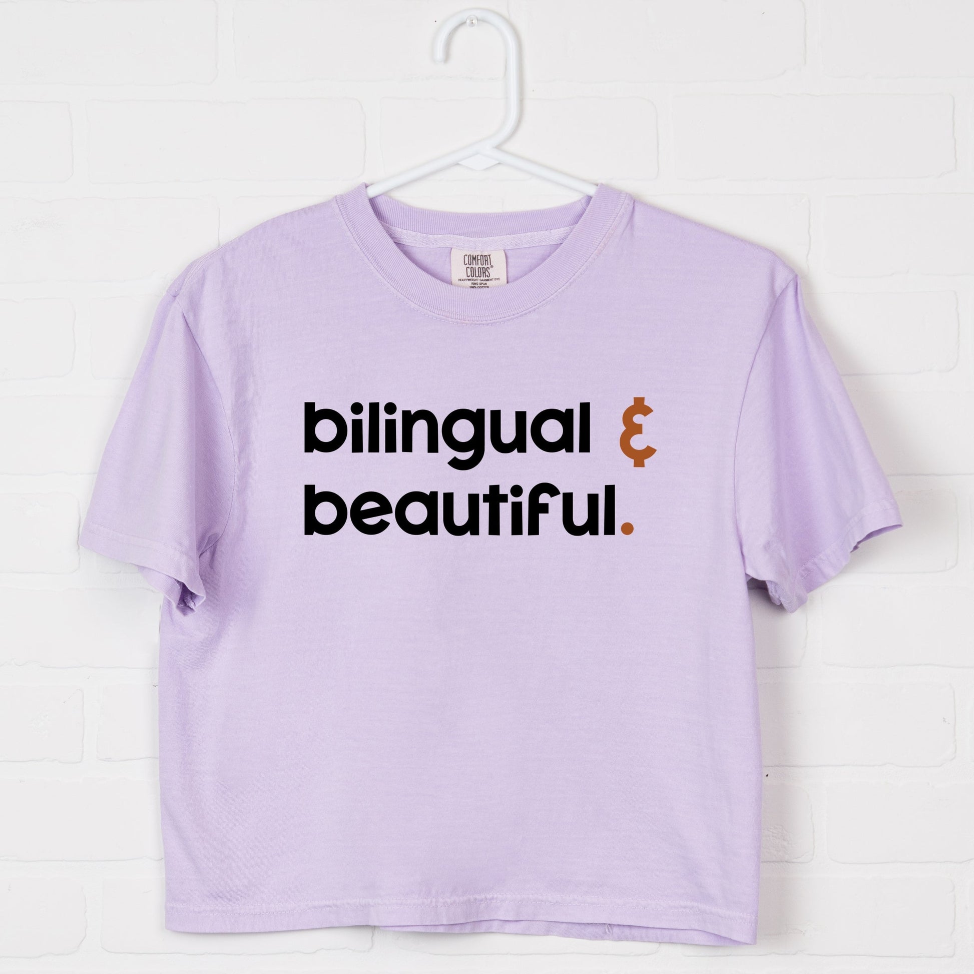 Bilingual And Beautiful - Boxy Crop Top