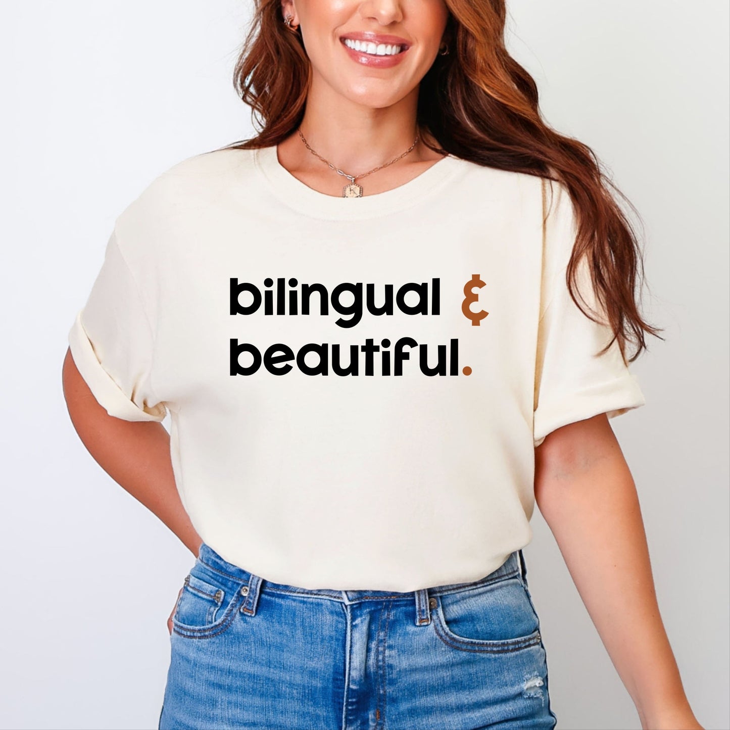Bilingual And Beautiful - Garment Dyed Tee