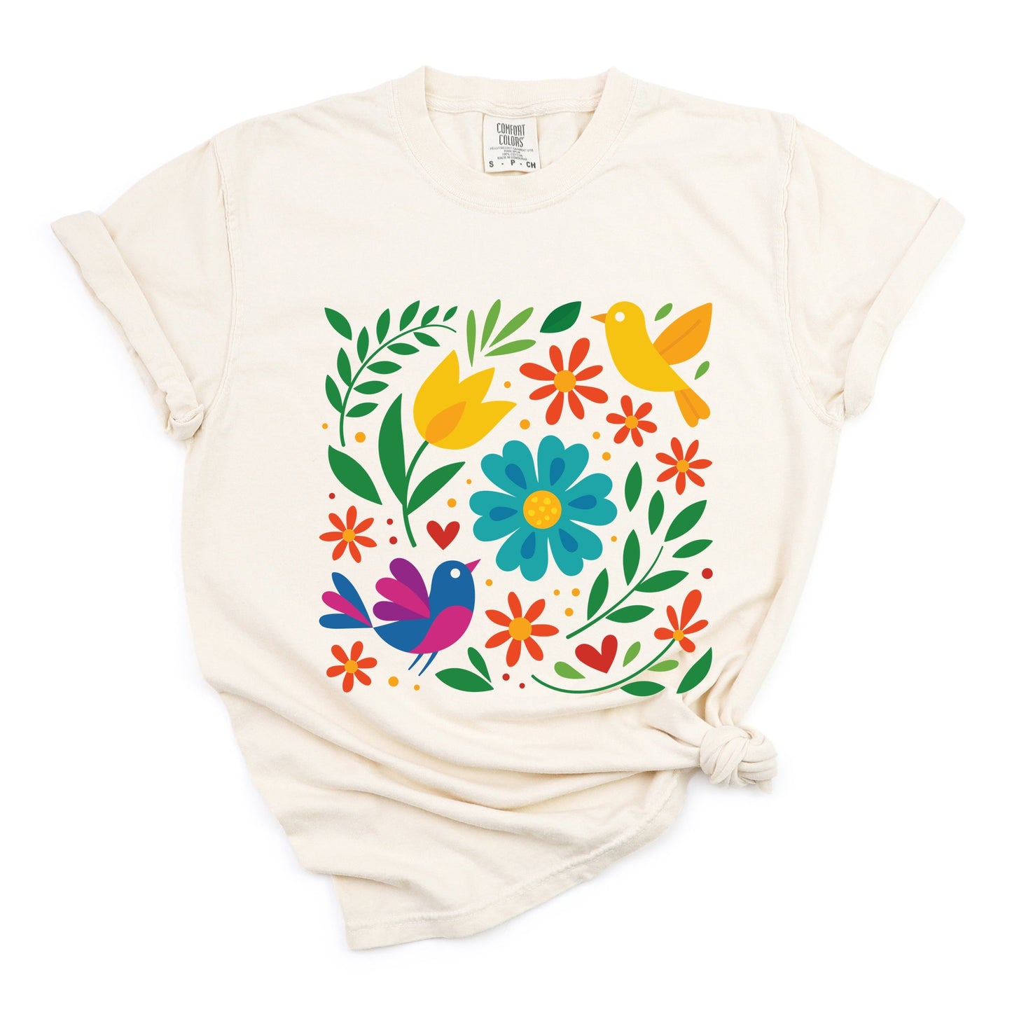 Hispanic Florals - Garment Dyed Tee