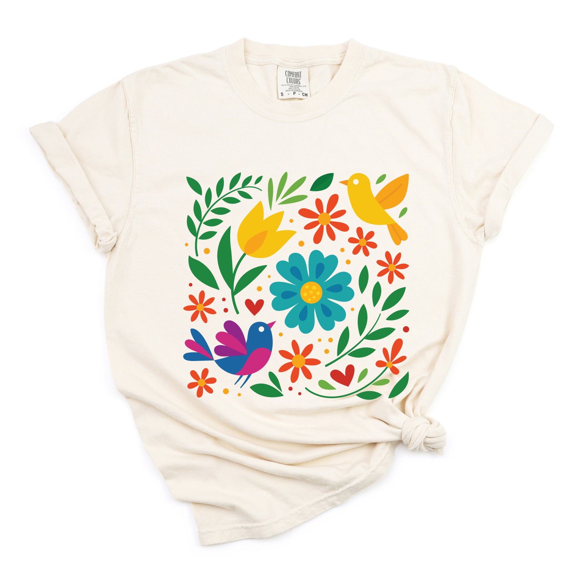 Hispanic Florals - Garment Dyed Tee