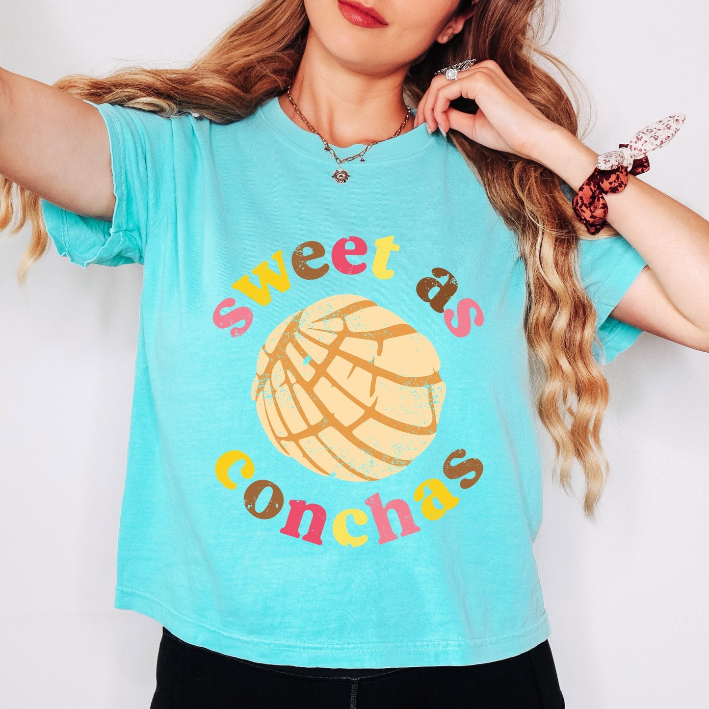 Sweet As Conchas - Boxy Crop Top