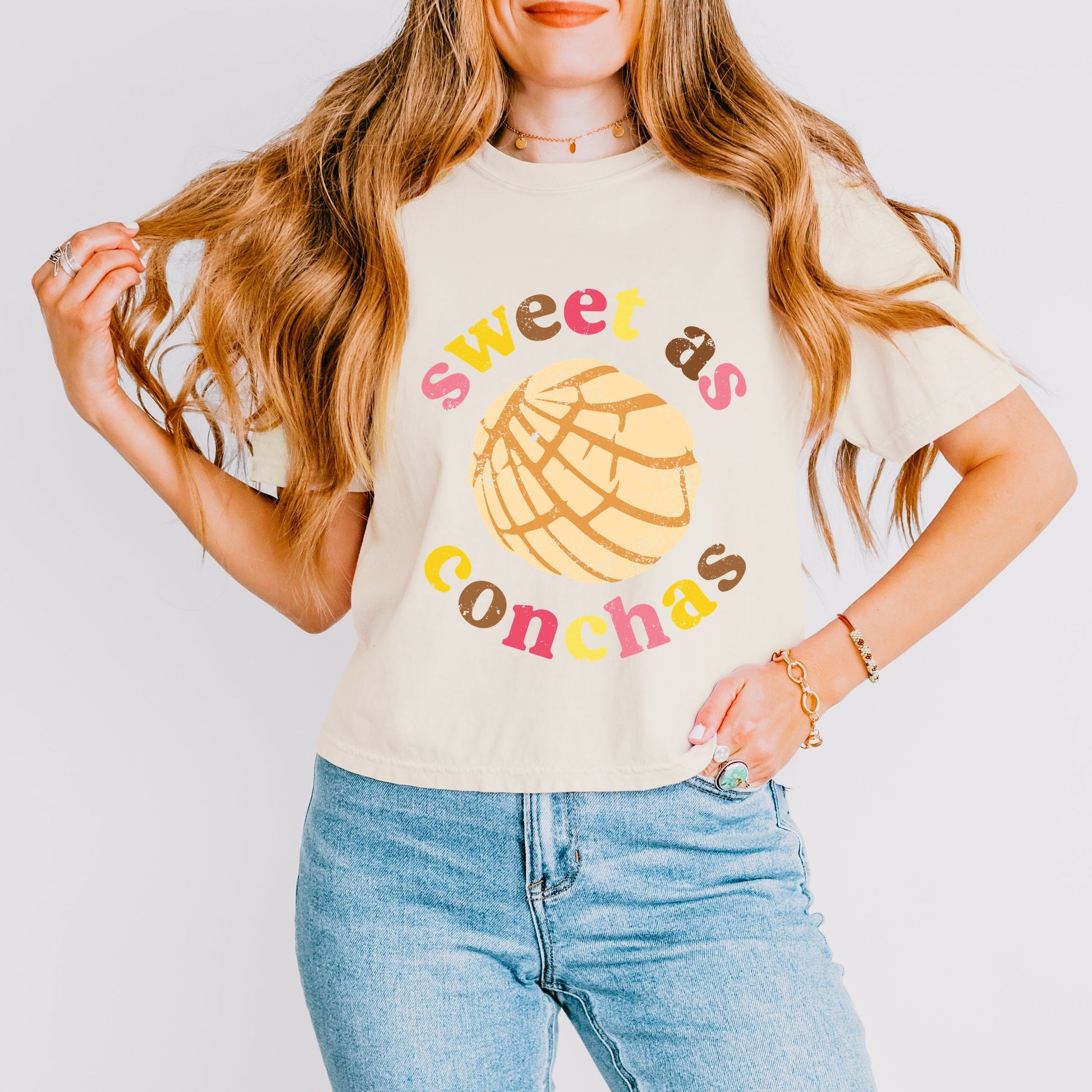 Sweet A Conchas - Boxy Crop Top