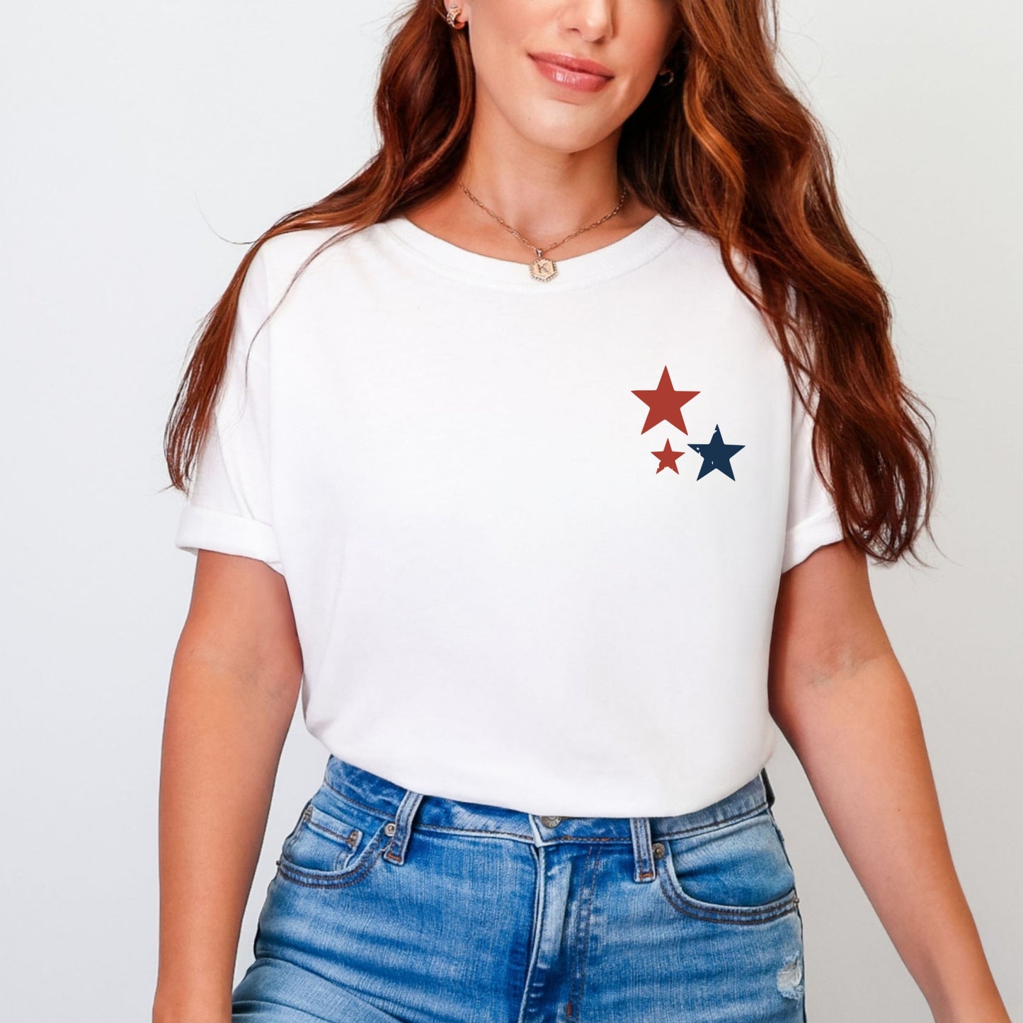 250 Years of Freedom Burst Front and Back - Women's Garment Dyed Graphic T-Shirt