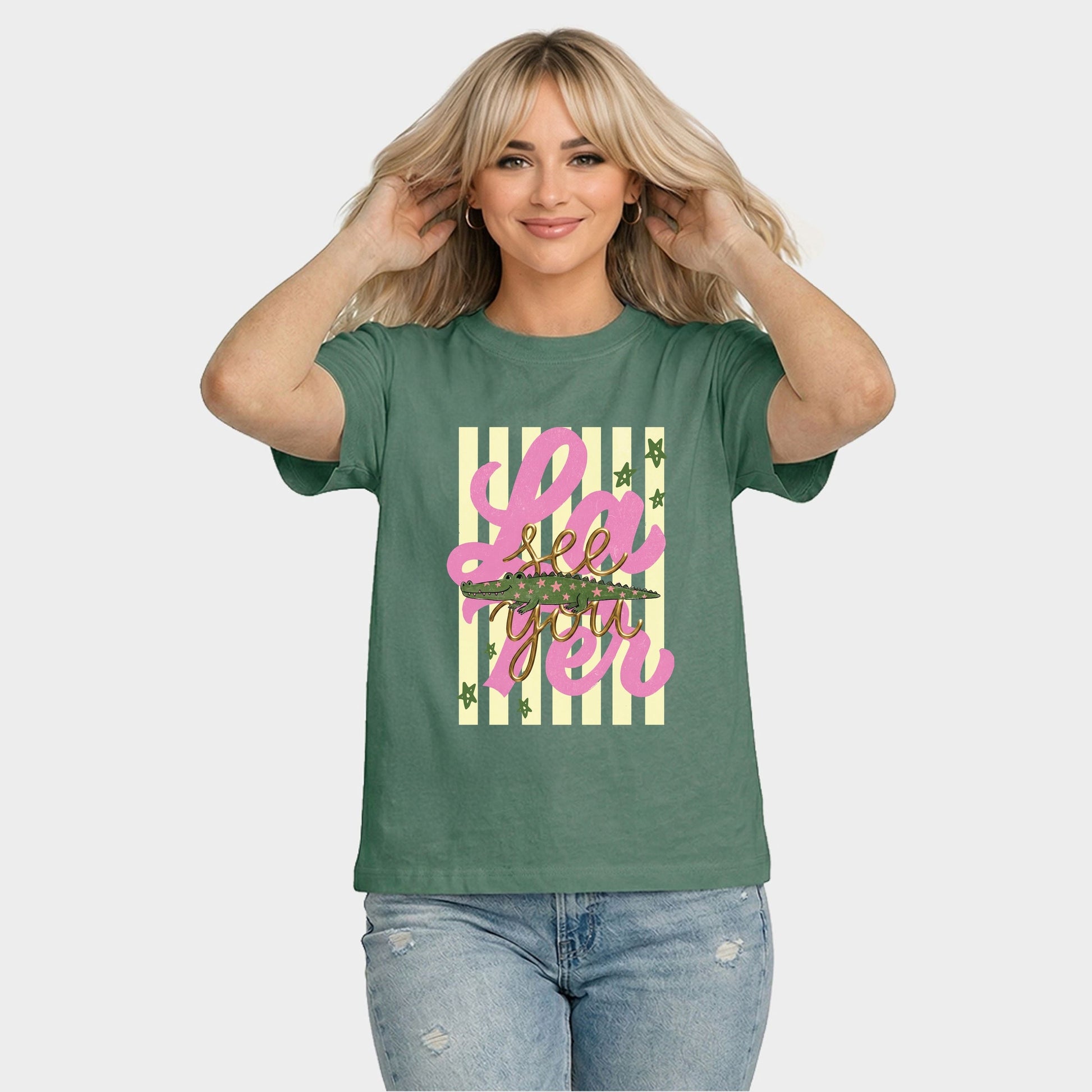 See You Later Alligator - Women's Relaxed Boxy Tee