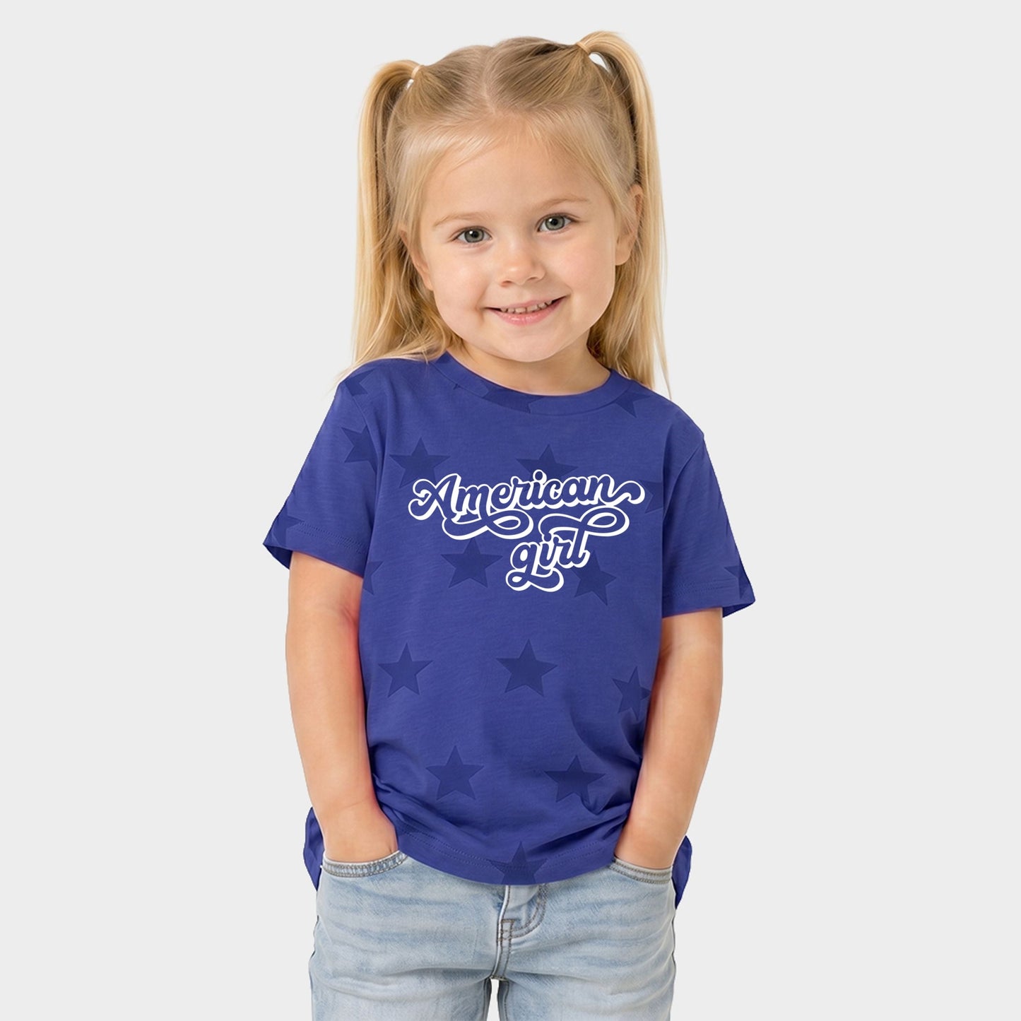 American Girl - Toddler Short Sleeve Star Tee