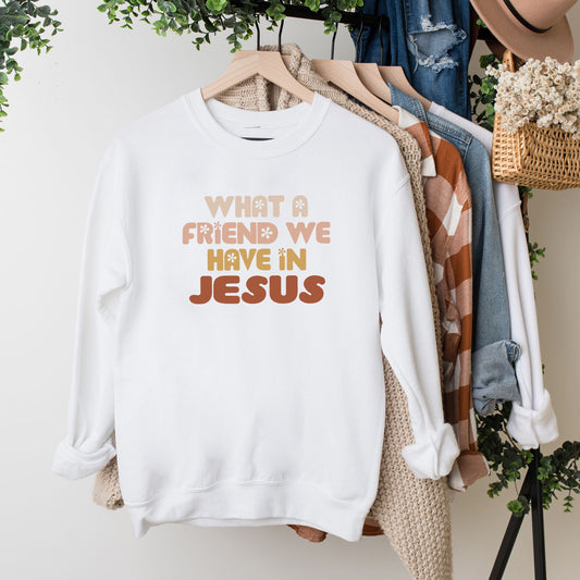 What A Friend We Have In Jesus Flowers | Sweatshirt