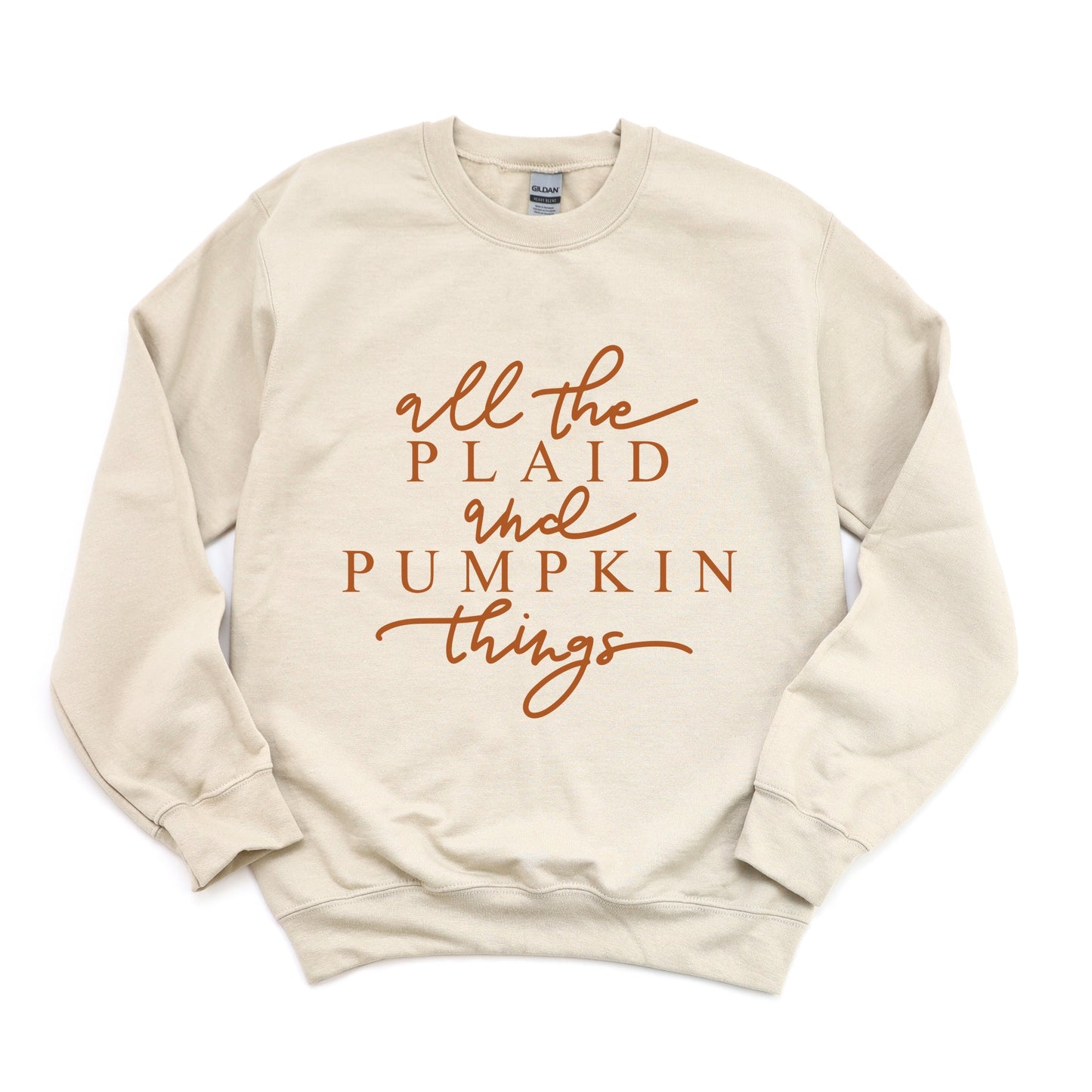 All The Plaid and Pumpkin Things - Women's Graphic Sweatshirt