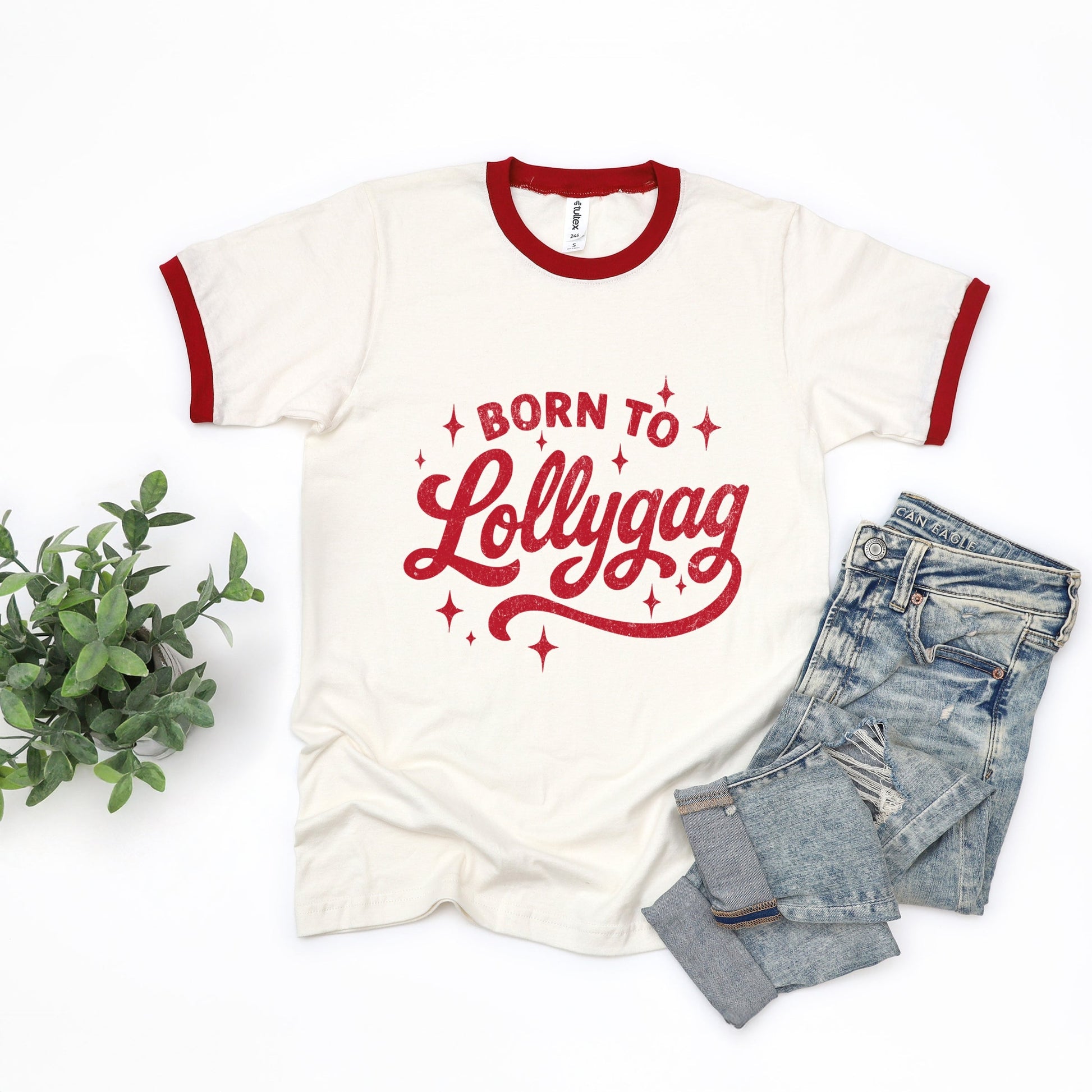 490RED_F-RT Vintage Red