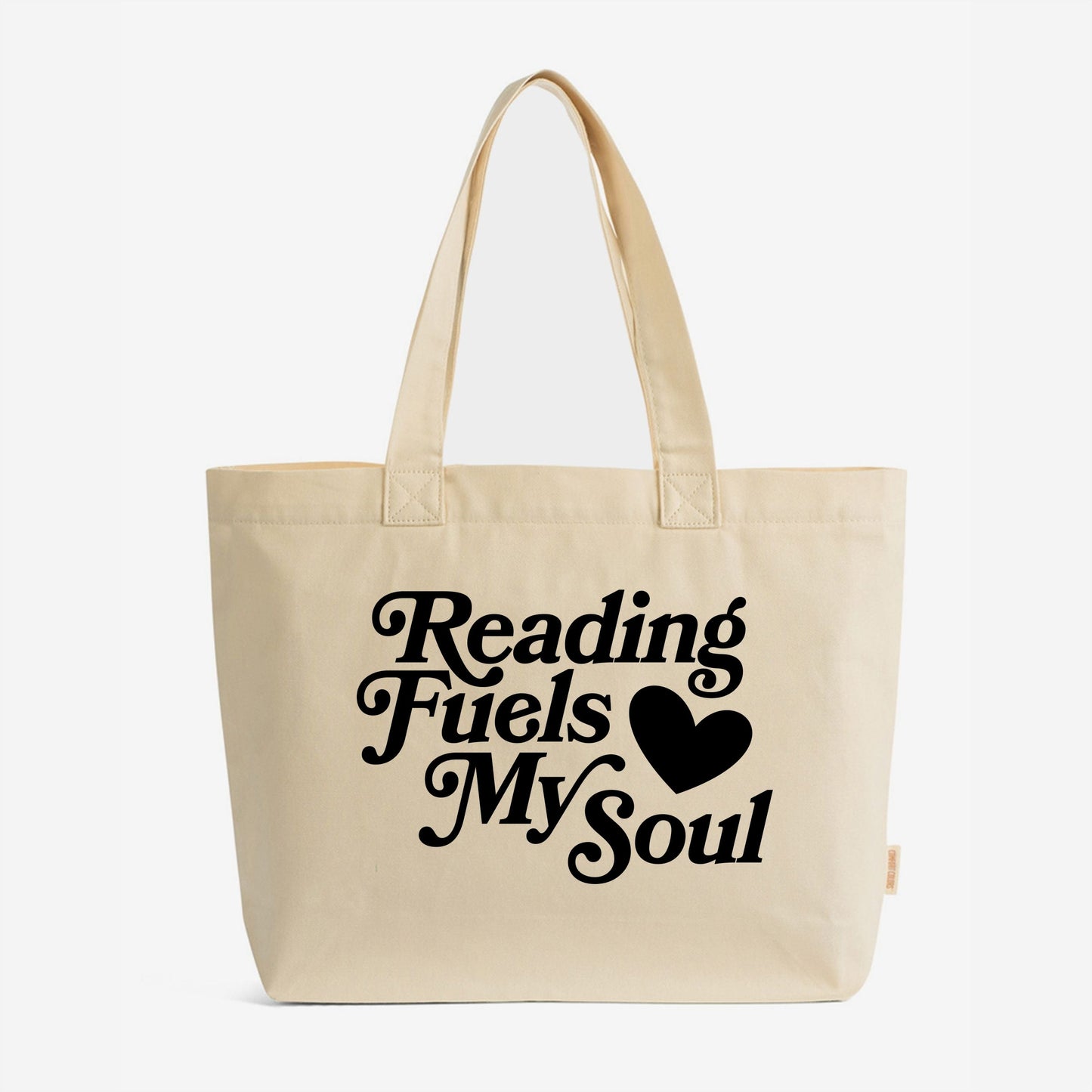 Reading Fuels My Soul - Zippered Canvas Tote