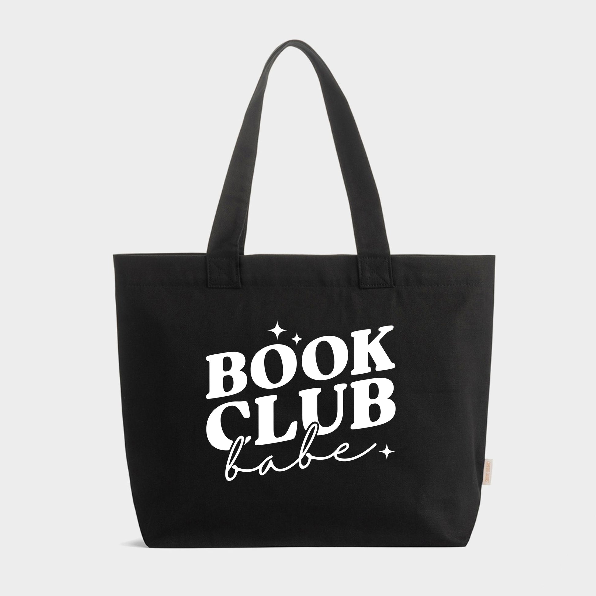 Book Club Babe - Zippered Canvas Tote