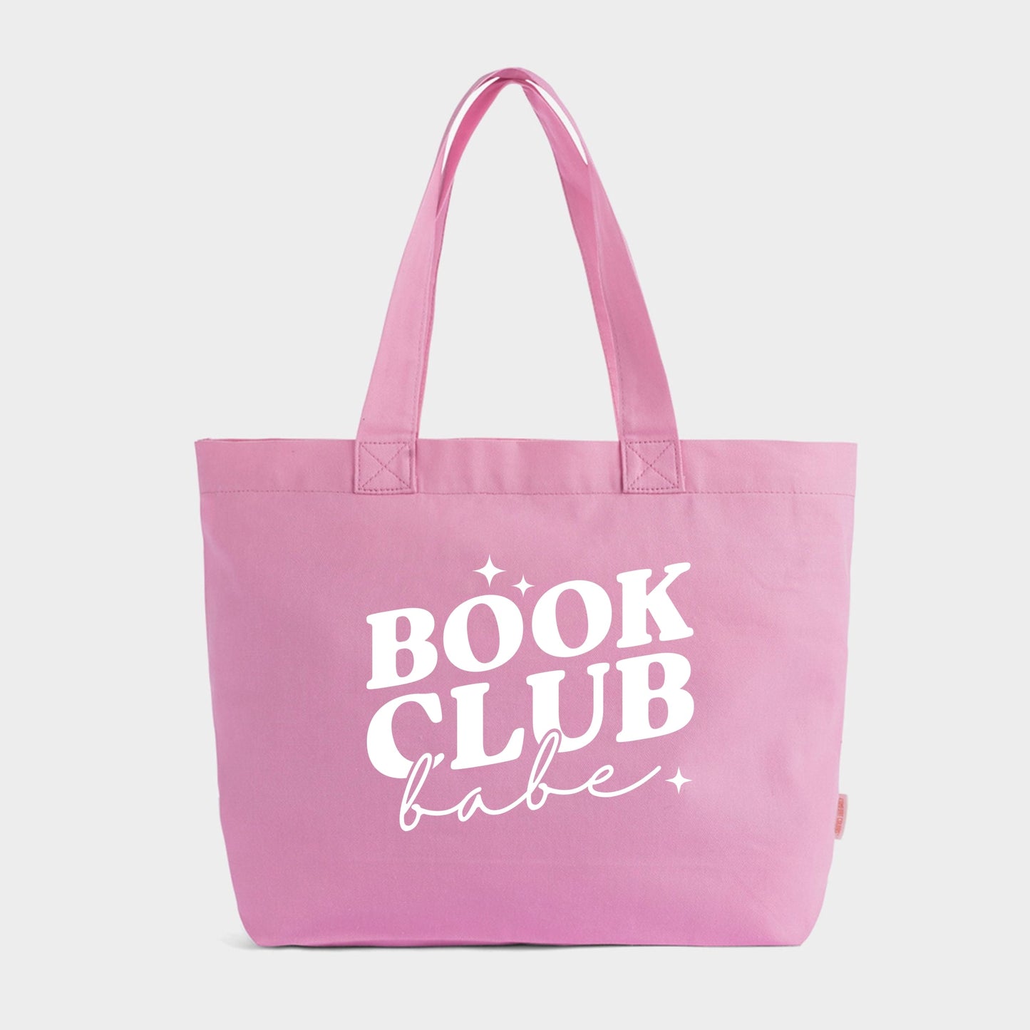 Book Club Babe - Zippered Canvas Tote