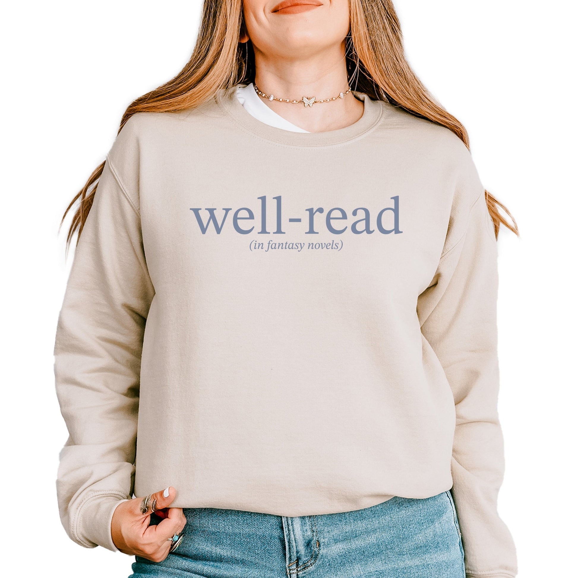 Well-Read In Fantasy Novels - Women's Graphic Sweatshirt