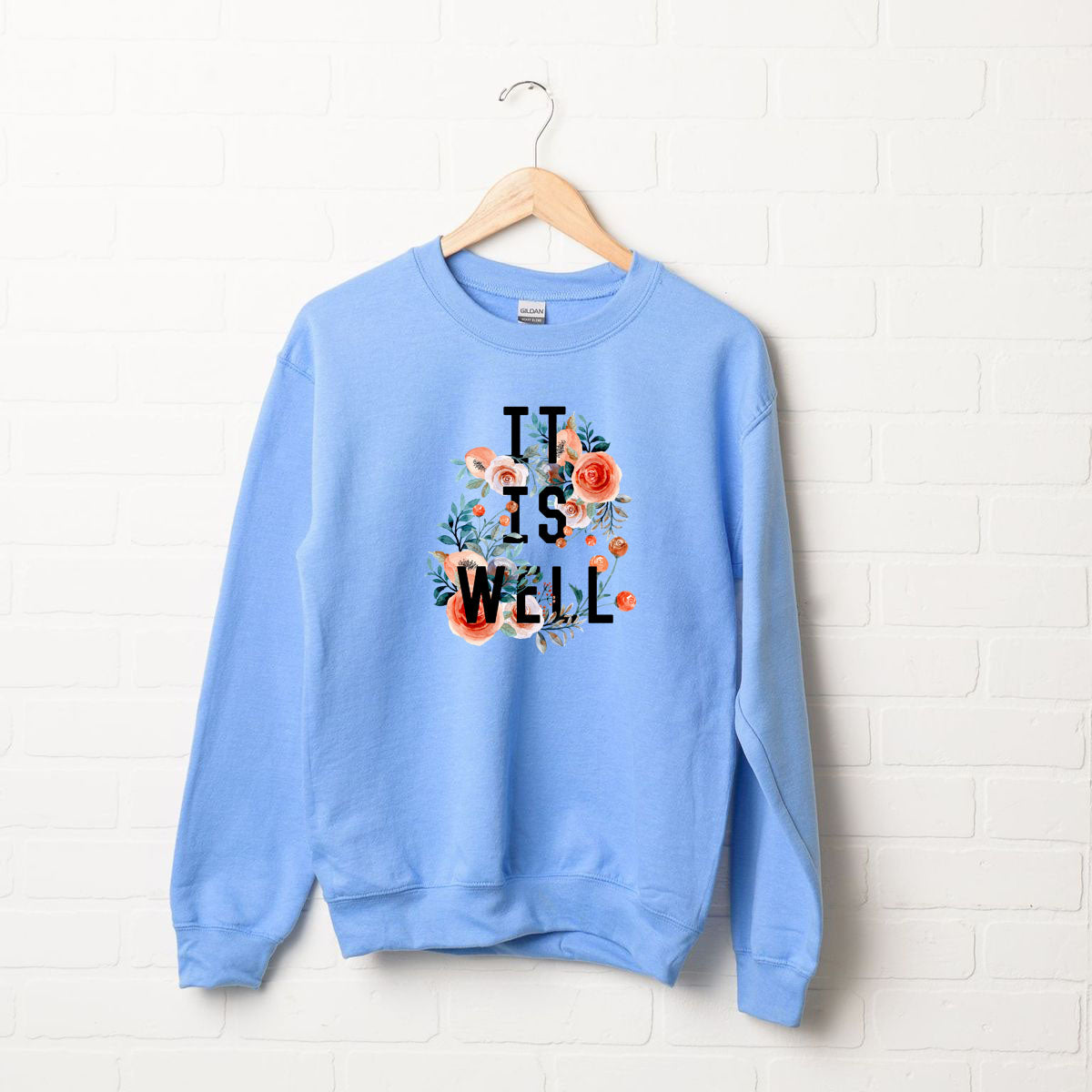 It Is Well Floral | Sweatshirt