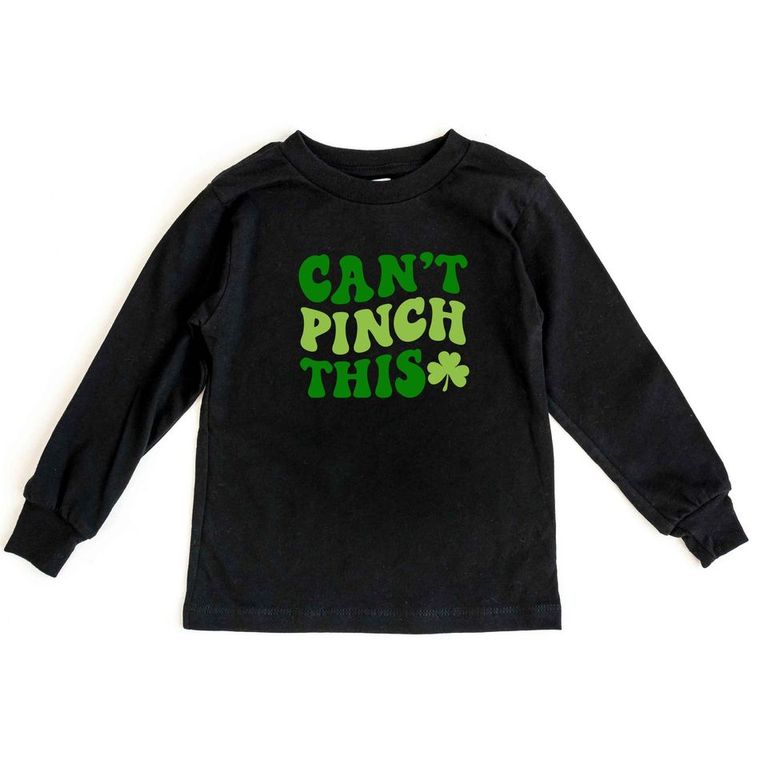 Can't Pinch This Shamrock | Toddler Long Sleeve Tee