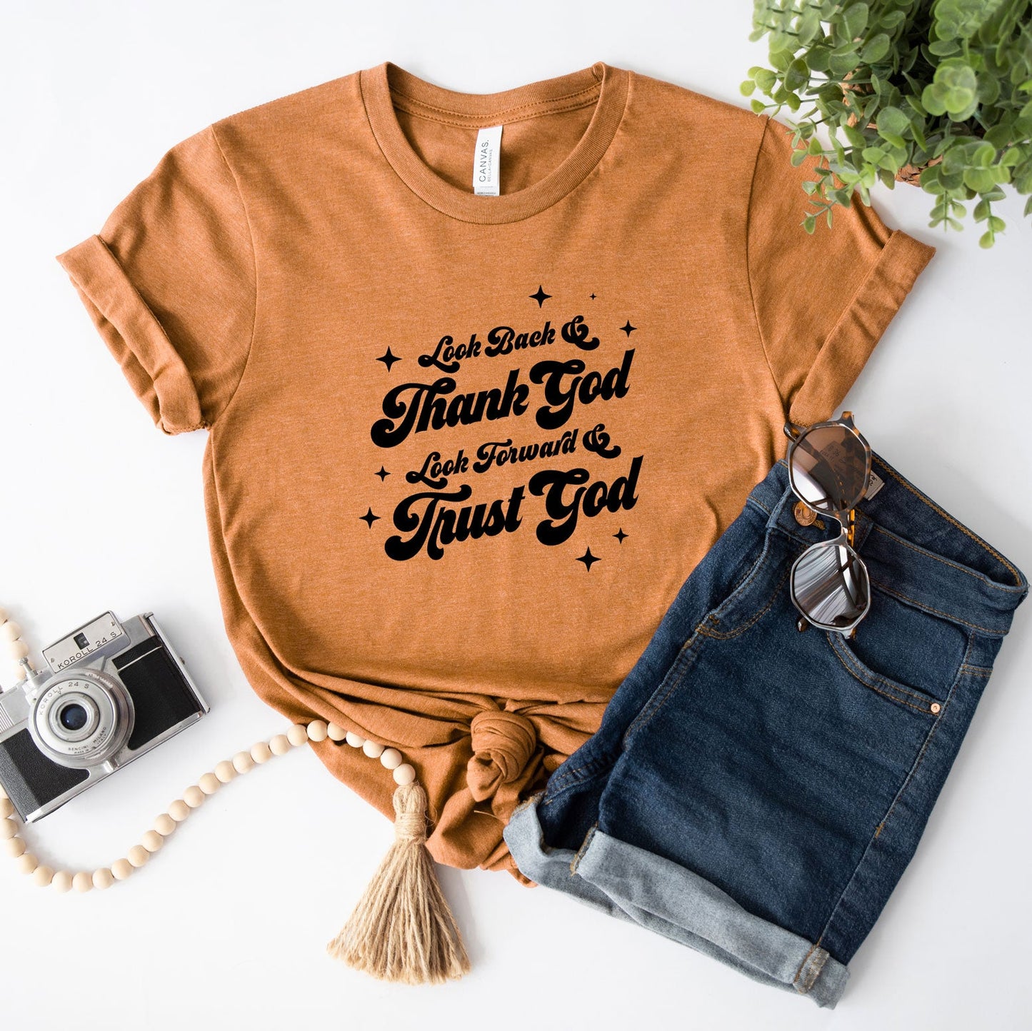 Look Back & Thank God | Short Sleeve Crew Neck