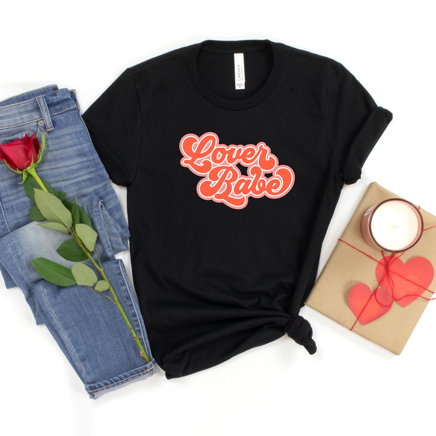 Lover Babe Retro | Short Sleeve Crew Neck