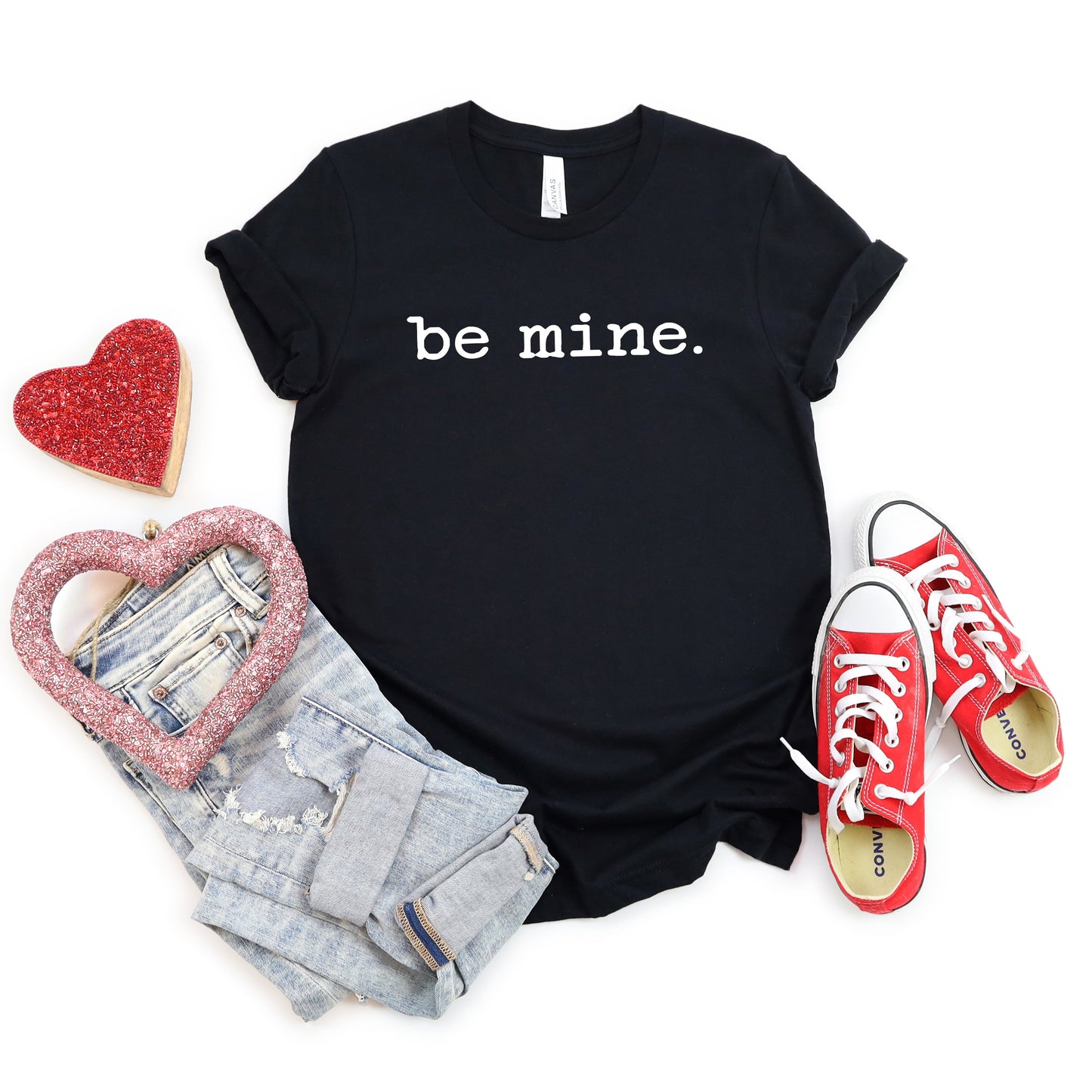 Be Mine Typewriter | Short Sleeve Graphic Tee