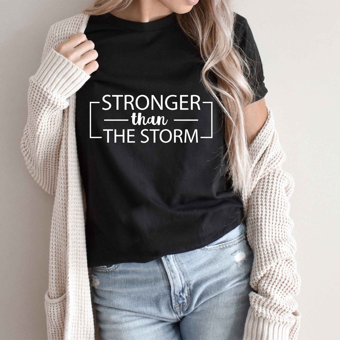Stronger Than The Storm | Short Sleeve Crew Neck
