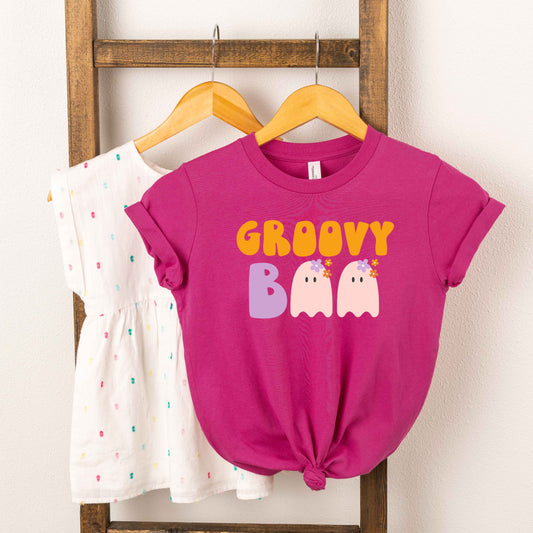 Groovy Boo Ghost | Youth Graphic Short Sleeve Tee