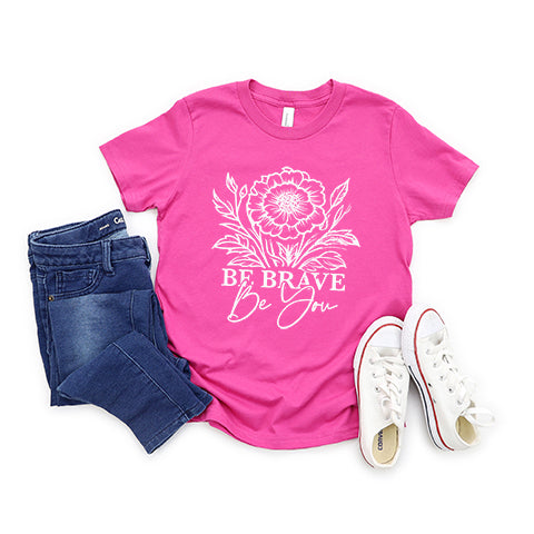 Be Brave Be You Youth Short Sleeve Crew