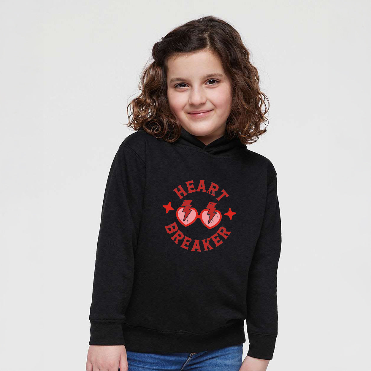 Heart Breaker Sunglasses | Toddler Graphic Hoodie