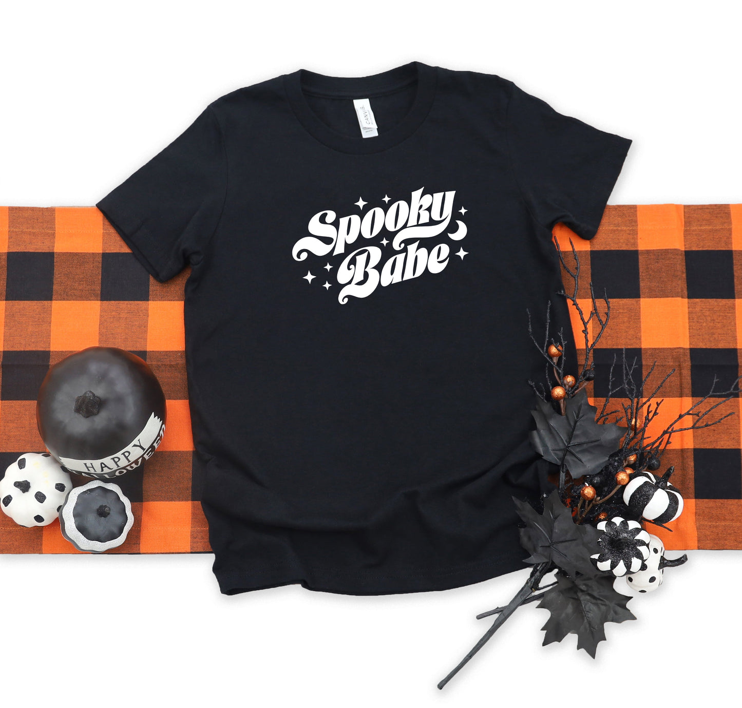Spooky Babe Stars | Youth Short Sleeve Crew Neck