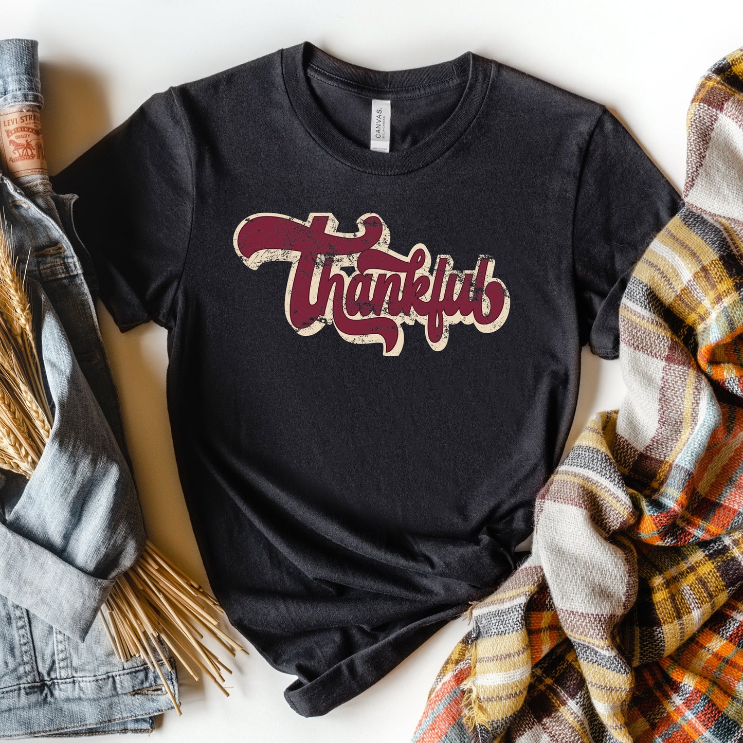Thankful Retro | Short Sleeve Crewneck