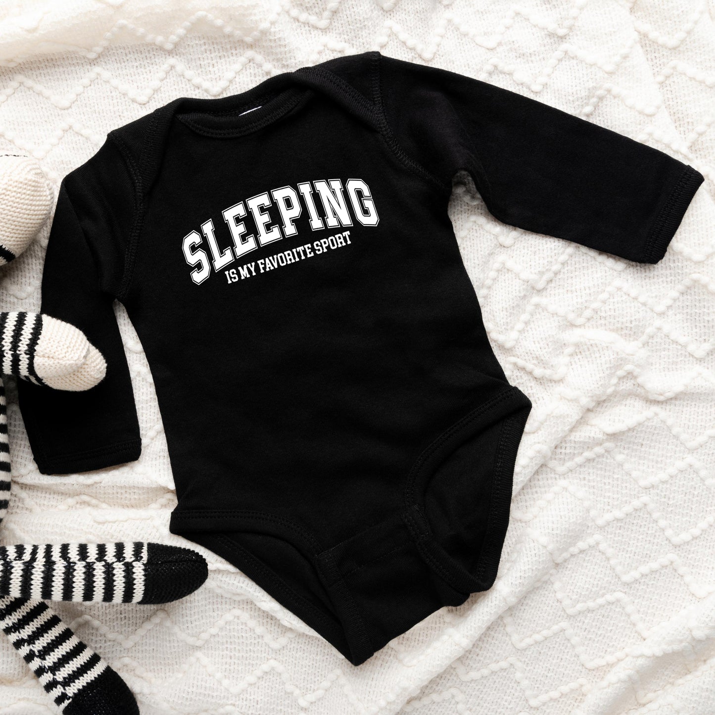 Sleeping is My Favorite Sport | Baby Long Sleeve Onesie