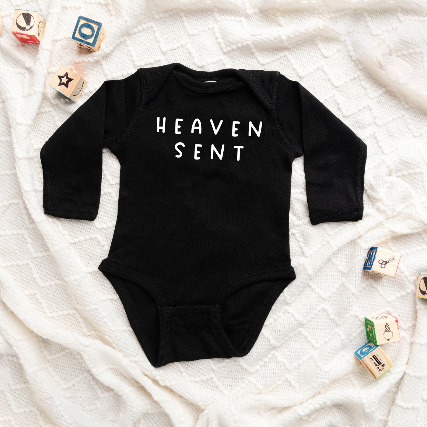 Heaven Sent | Baby Long Sleeve Onesie