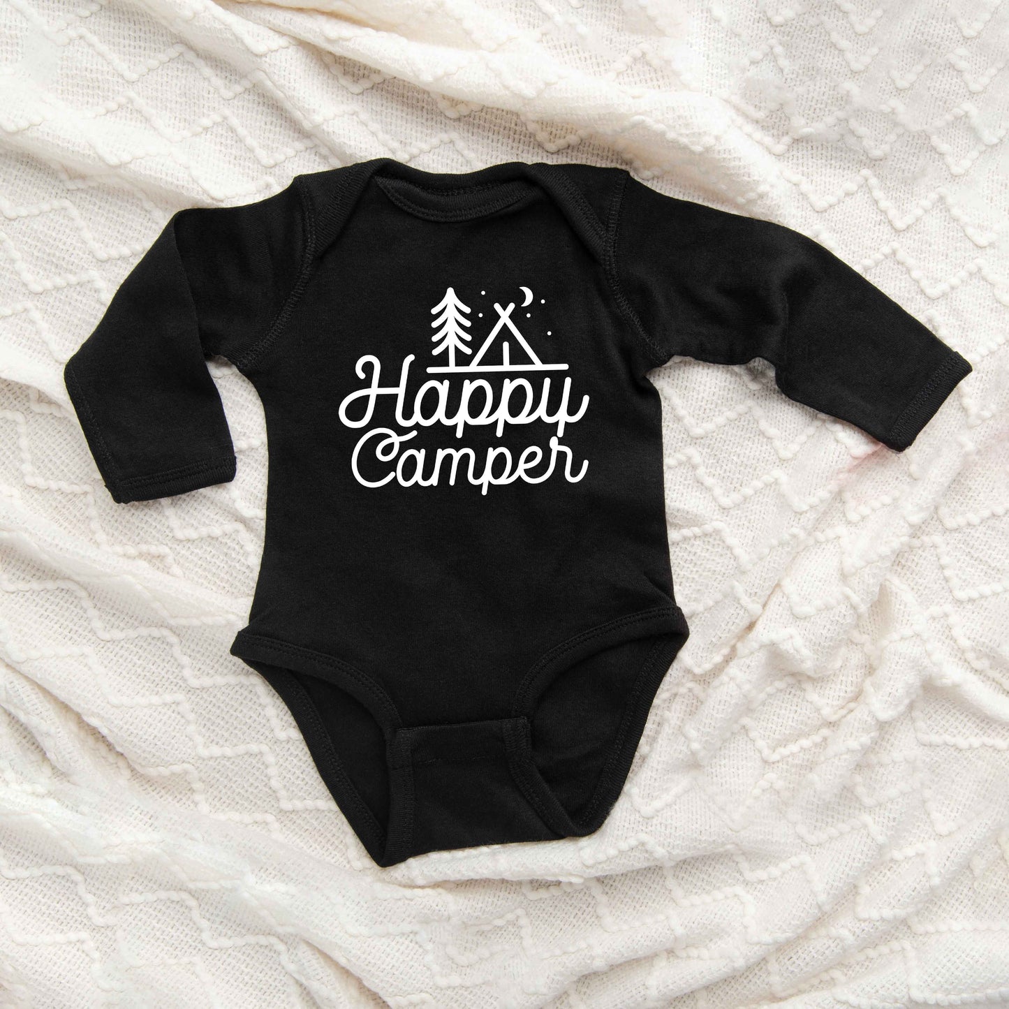 Happy Camper Tent | Baby Long Sleeve Onesie