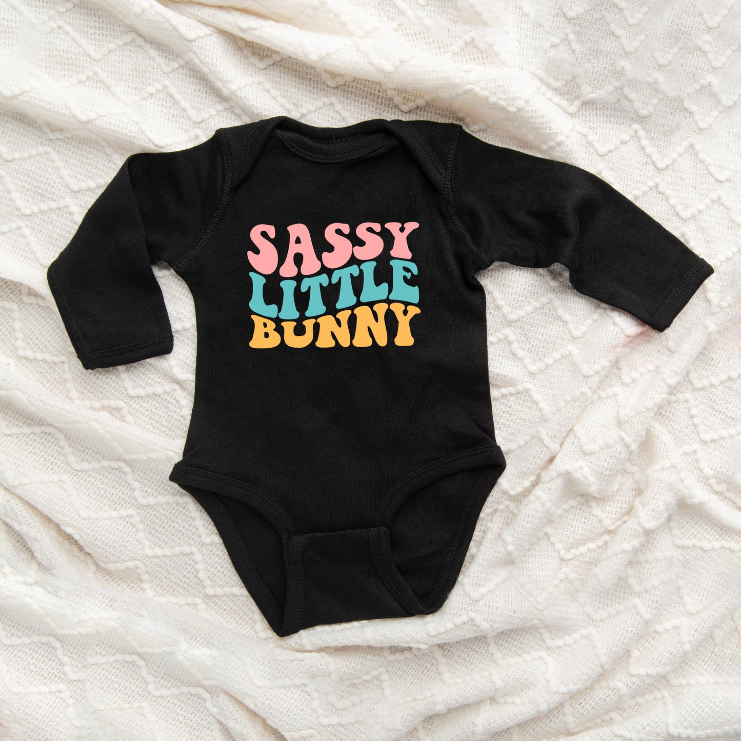 Sassy Little Bunny | Baby Long Sleeve Onesie