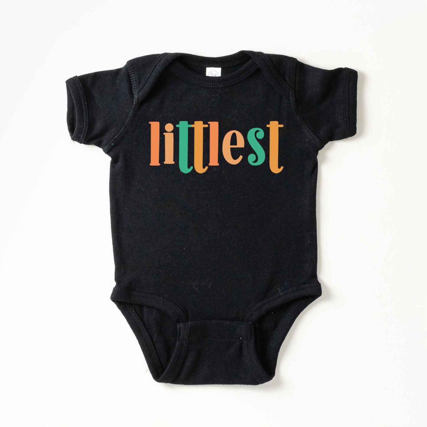 Littlest Colorful | Baby Graphic Short Sleeve Onesie