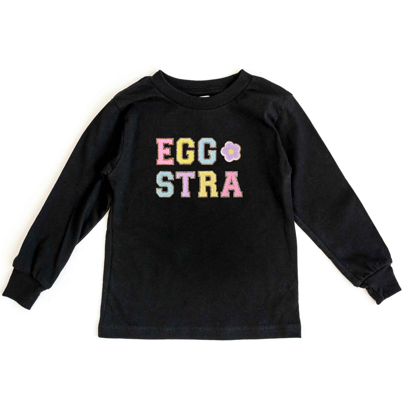 Eggstra Flower | Youth Long Sleeve Tee