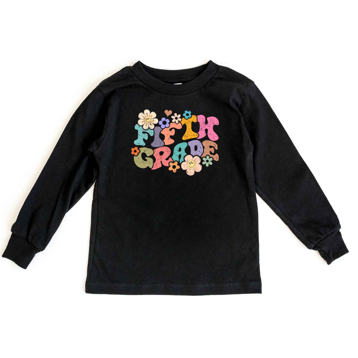 Fifth Grade Flowers | Youth Graphic Long Sleeve Tee