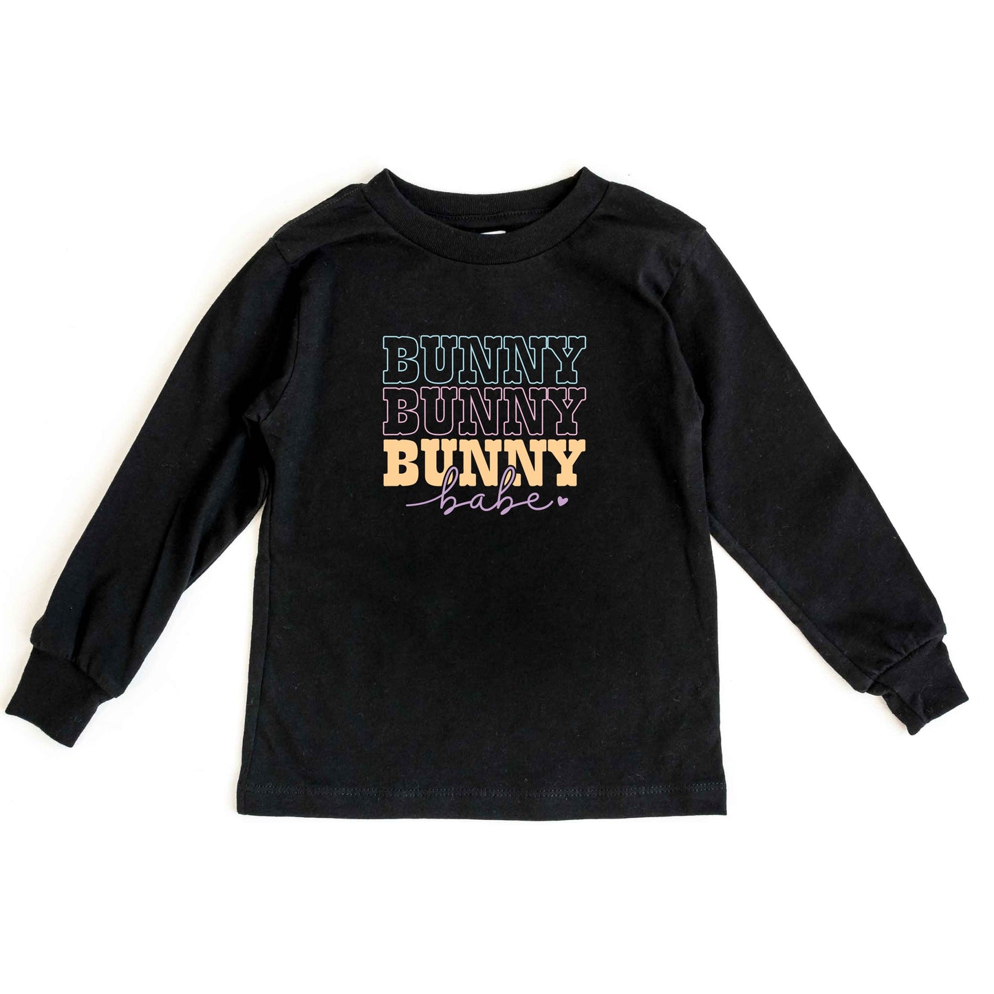 Bunny Babe Cursive | Youth Long Sleeve Tee