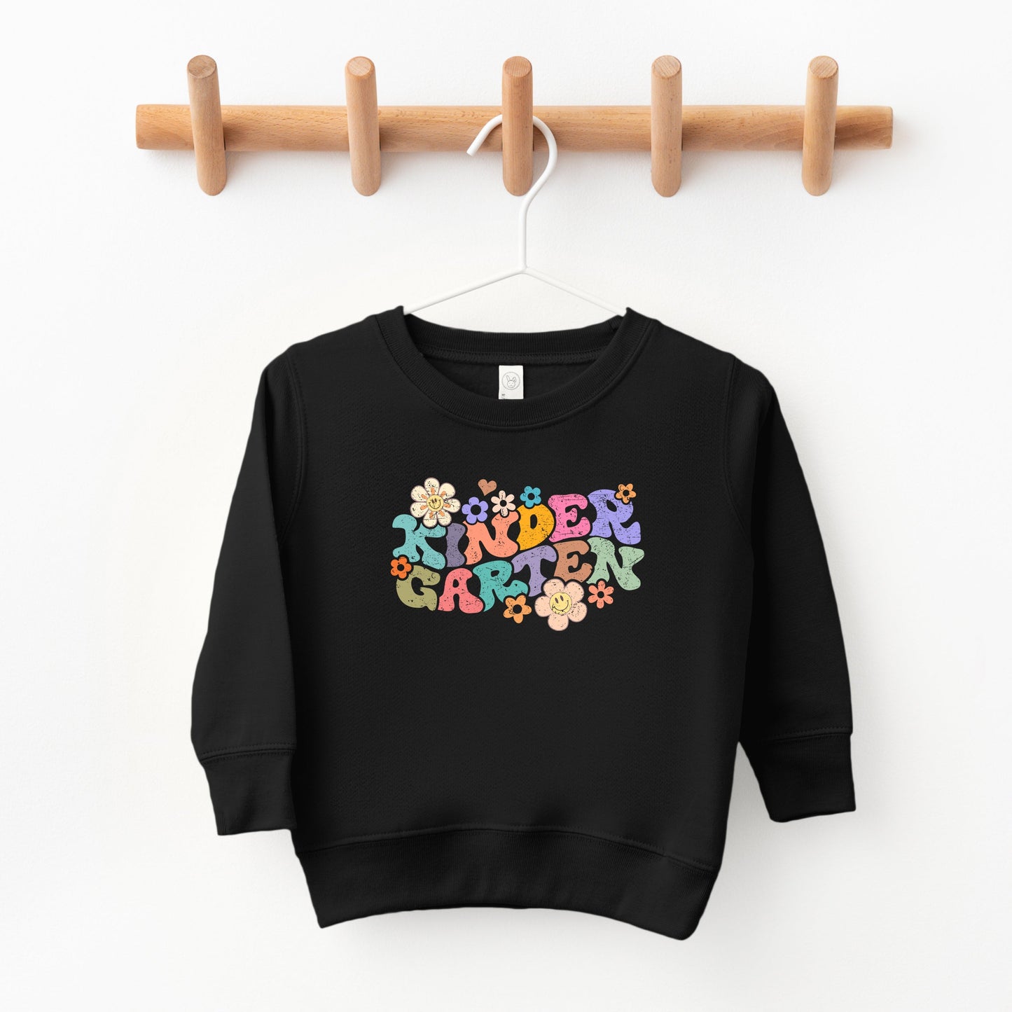 Kindergarten Flowers | Toddler Graphic Sweatshirt