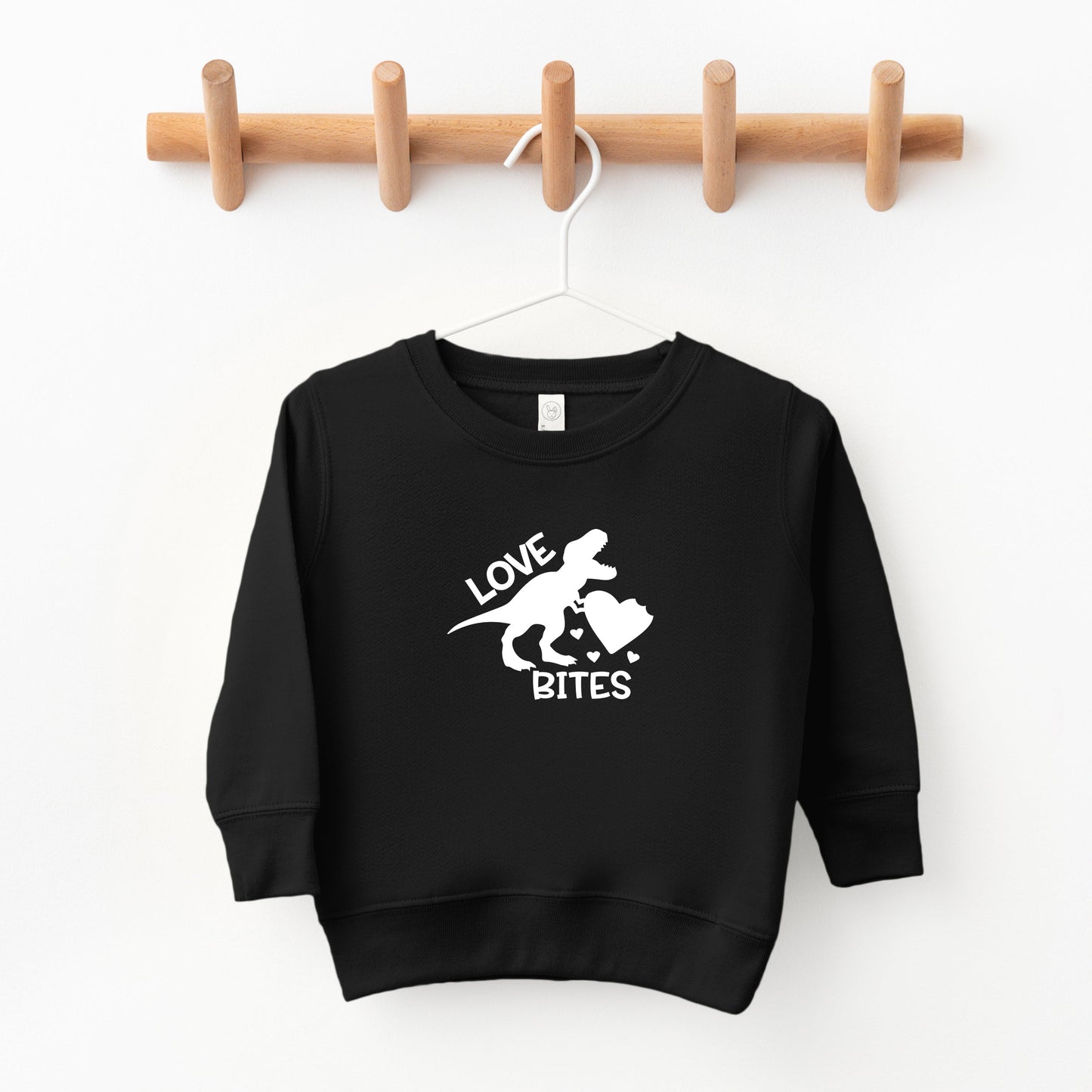 Love Bites Dinosaur | Toddler Sweatshirt