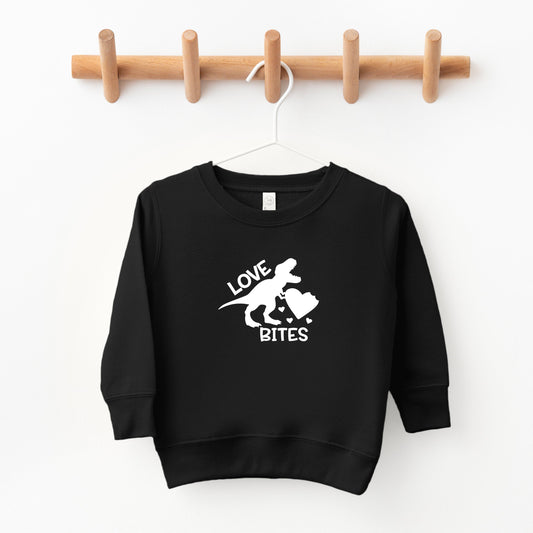 Love Bites Dinosaur | Toddler Sweatshirt