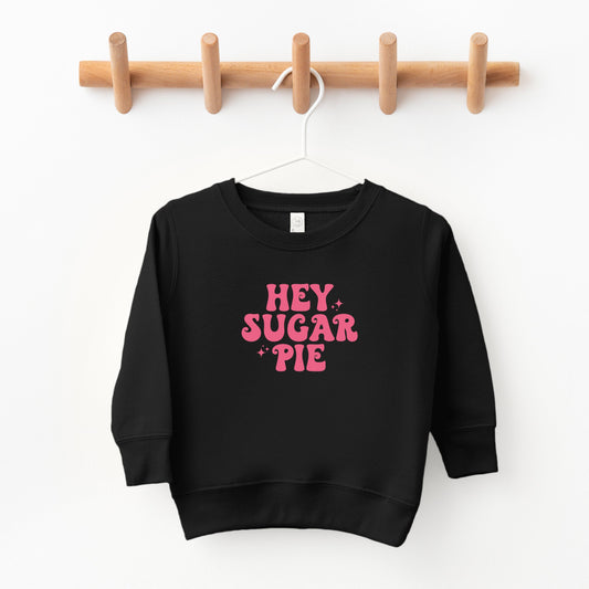 Hey Sugar Pie Stars Pink | Toddler Sweatshirt