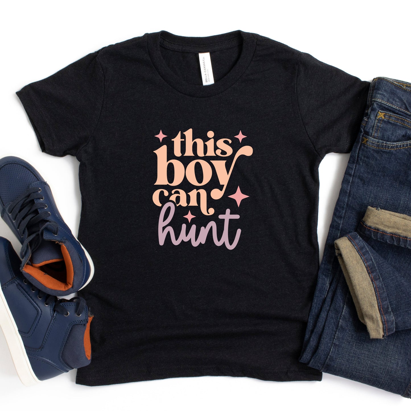 This Boy Can Hunt | Youth Short Sleeve Crew Neck