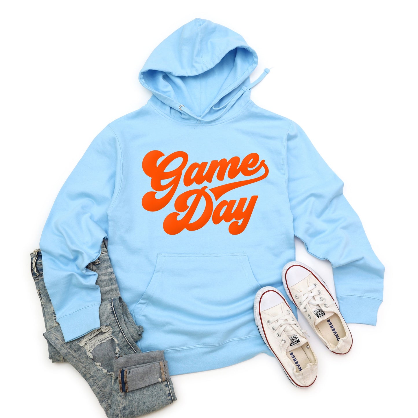 Game Day Retro Puff Print | Hoodie